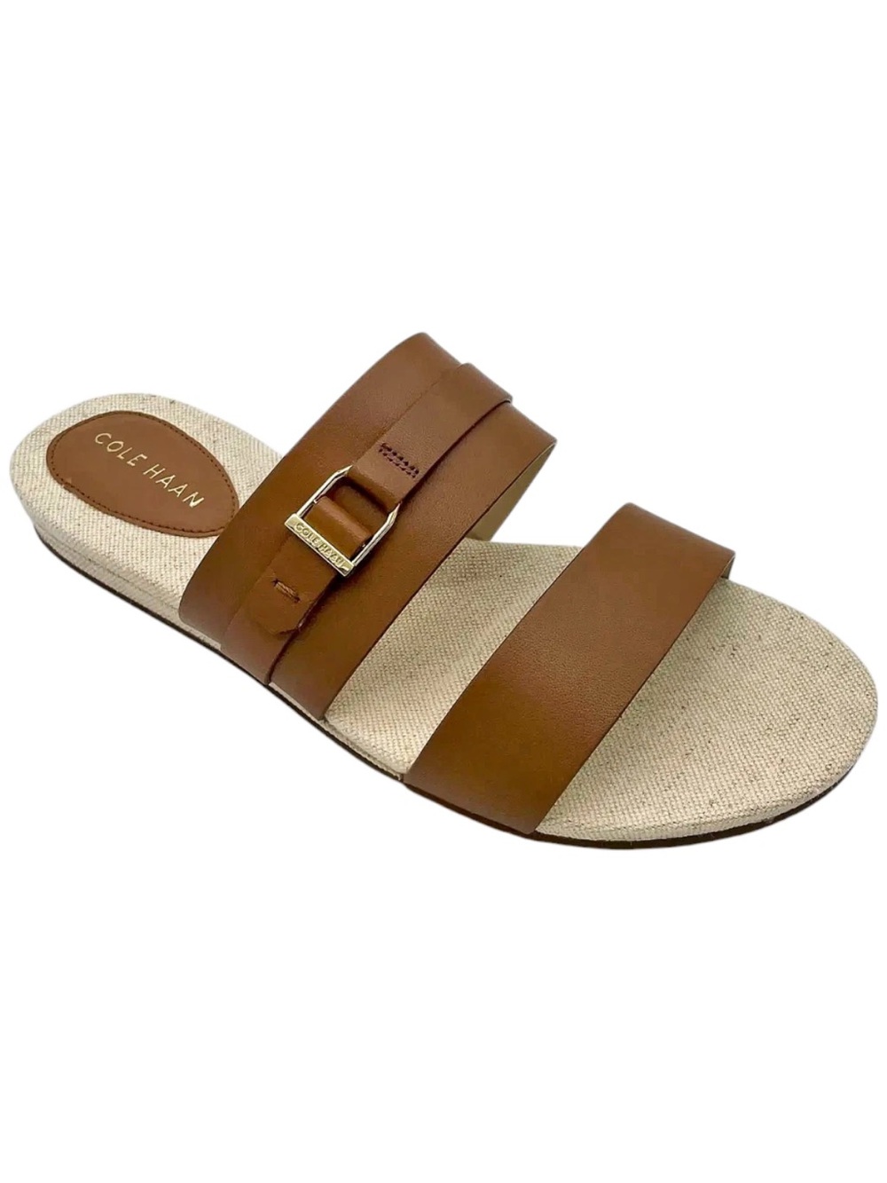 Cole Haan Women’s Brown Leather Slide Sandal Like New 10.5